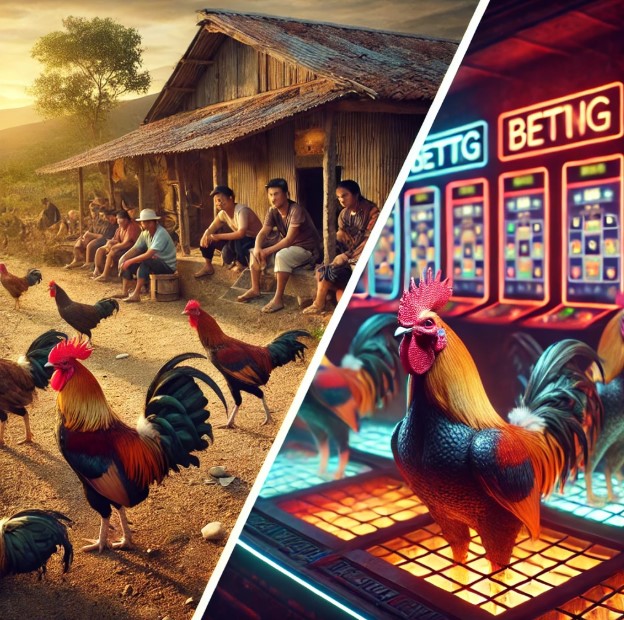 Perbedaan Sabung Ayam Live dan Virtual