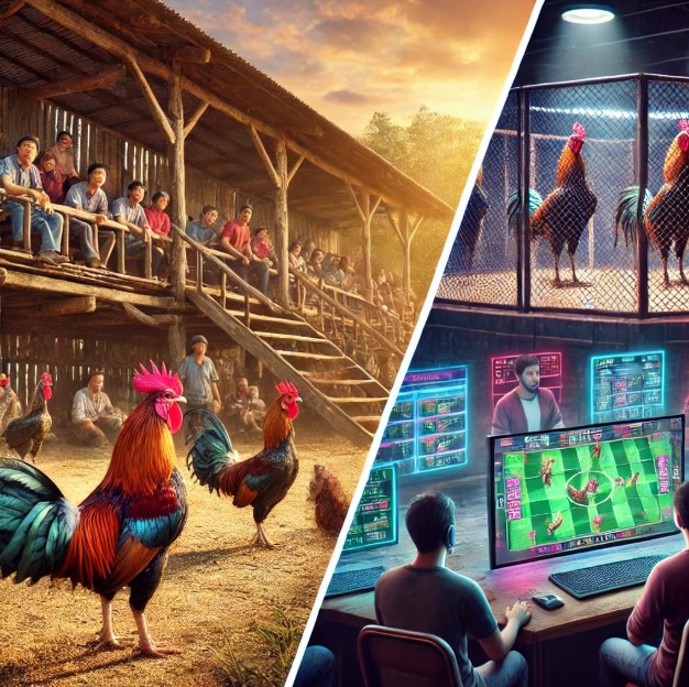 Perbedaan Sabung Ayam Live dan Virtual